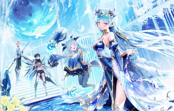 Lilia, king's raid, mullpull, wide, lucias, neraxis
