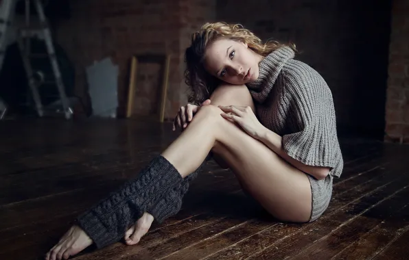 Look, legs, Studio, Oleg Kirichenko