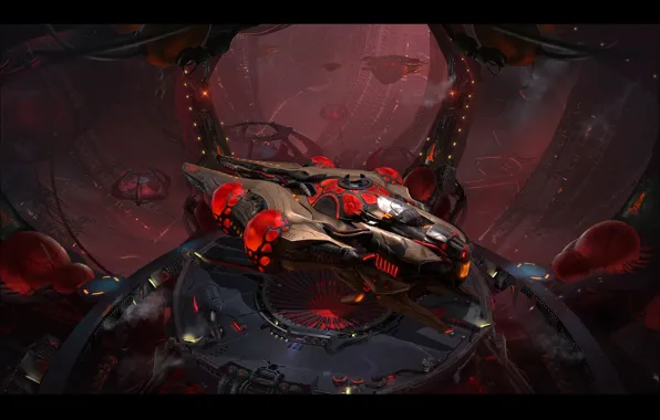 Transport, hangar, Doc, camera, compartment