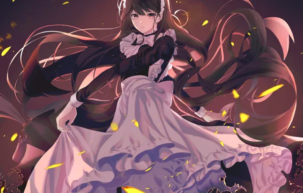 Wallpaper look, girl, the maid