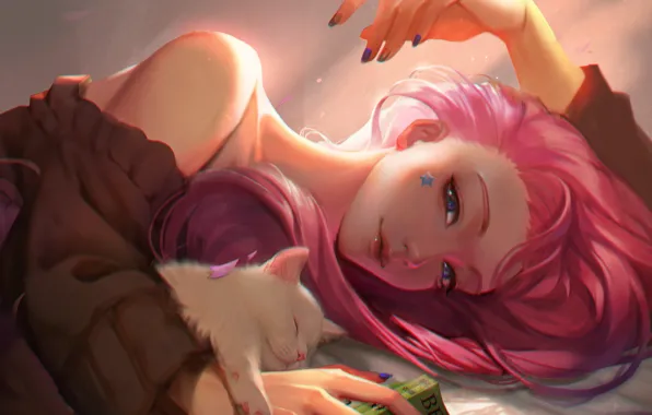 Wallpaper ID 542776  4K women indoors studio women artwork young  woman digital painting portrait display digital art Seraphine League  of Legends ArtStation anime girls free download