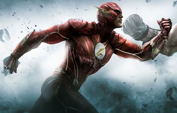 the flash wallpaper injustice