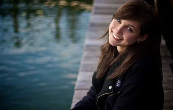 Picture girl, the city, mood