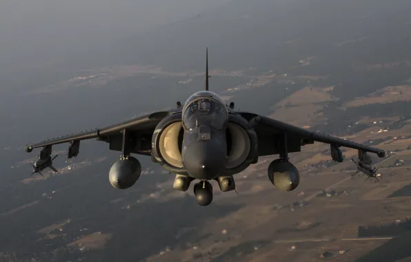 Picture attack, Harrier II, AV-8B, "Harrier" II