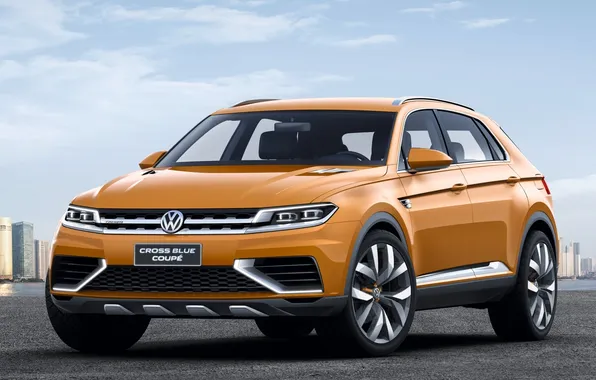 Picture Volkswagen, Coupe, the front, crossover, Volkswagen, CrossBlue