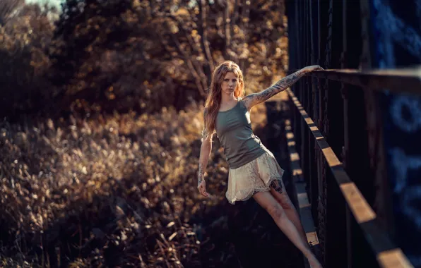 Girl, pose, Julia Wendt, Andreas-Joachim Lins