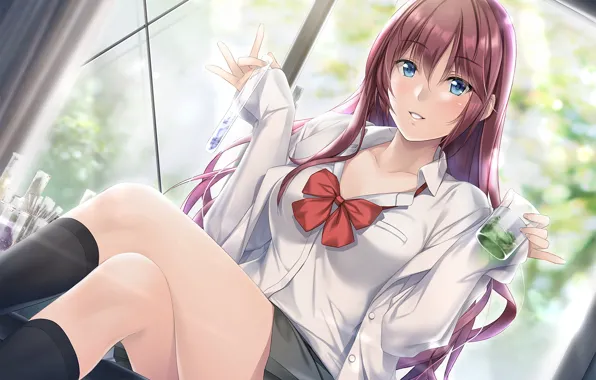 Picture girl, anime, art, tubes, idolmaster