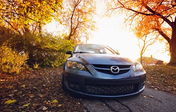 Mazda, black, front, Mazda, 3 speed