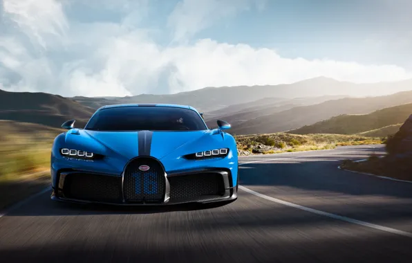 Picture speed, Bugatti, hypercar, Chiron, 2020, Pur Sport