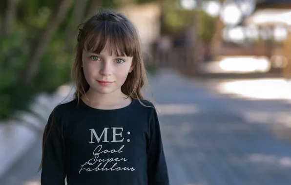 Picture portrait, girl, freckles, Hors-champ, Manureva