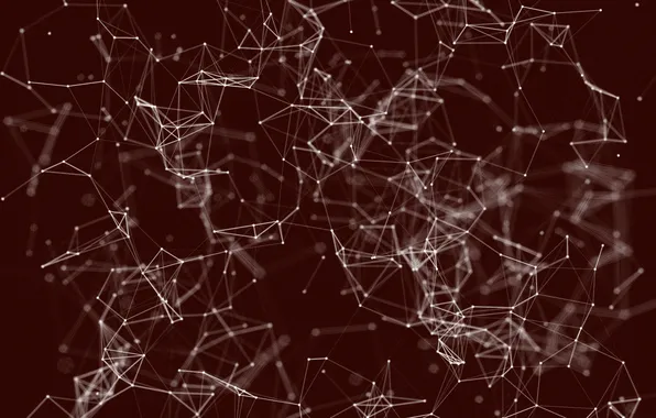 Line, abstraction, point, composition, abstract background, connection