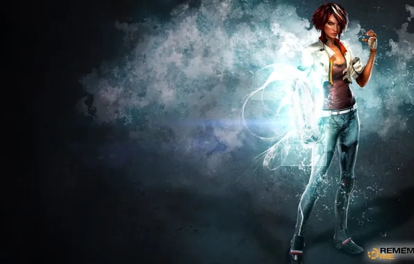 Look, girl, pose, background, the game, art, Remember Me, Nilin