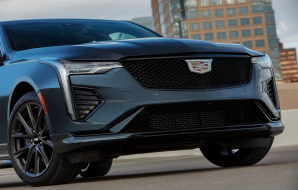 Cadillac, sedan, the front part, four-door, 2020, CT4-V