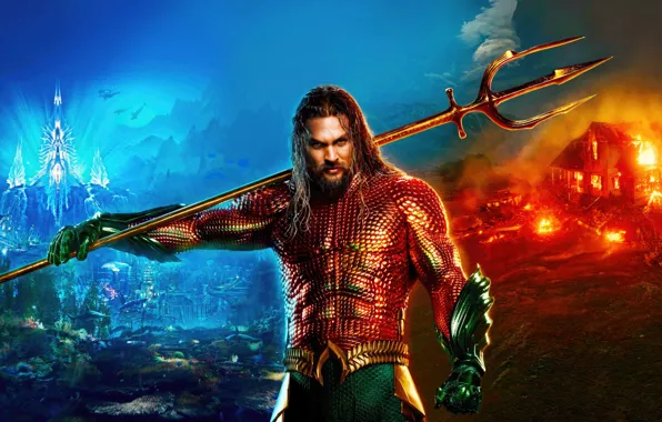 Look, pose, figure, poster, Jason Momoa, Jason Momoa, Aquaman, Arthur Curry