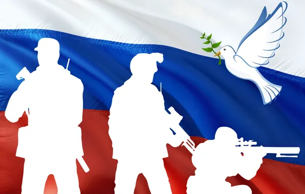 War, Flag, The world, The battle, Army, Russia, Freedom, Russian