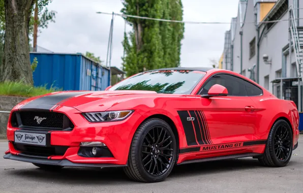 Car, auto, lights, lights, Mustang, Ford, Mustang, car