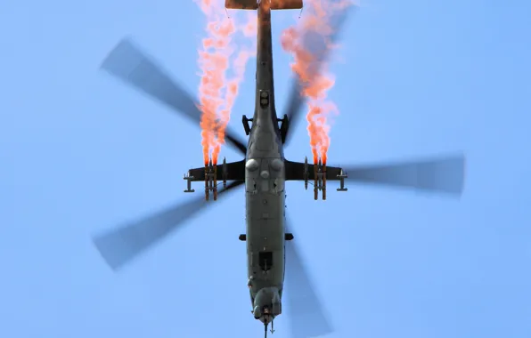 Flight, helicopter, combat, Mi-24