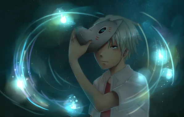 Picture anime, art, Hotarubi no Mori e, the Forest of Fireflies' Light, Gin