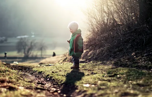 Road, children, mood