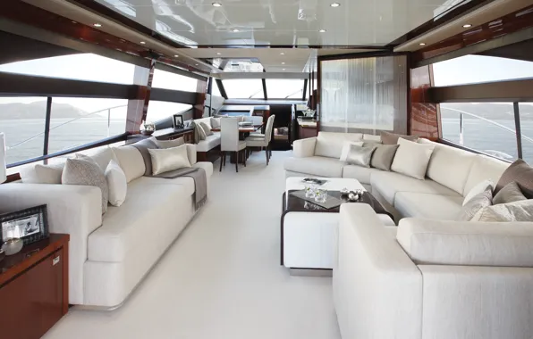 Design, style, interior, yacht, saloon, Suite