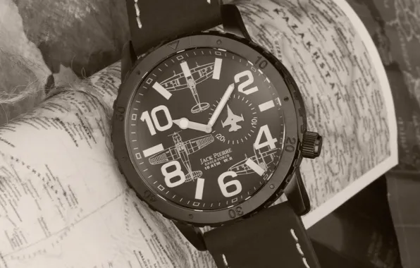 Map, watch, Jack pierre