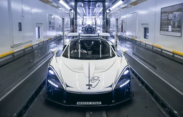 McLaren, supercar, front view, 2018, Senna, MSO, Senna 001