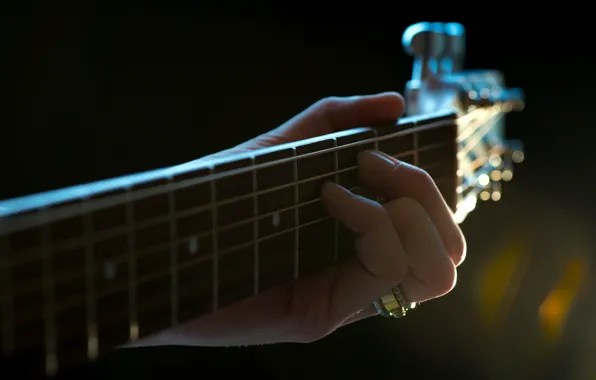 Macro, music, guitar