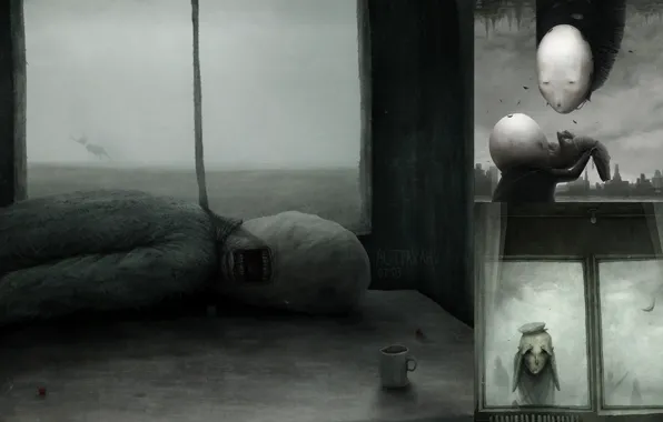Horror, Horror, Scary, Creepy, Anton Semenov, Terrible, Creepy, Anton Semenov