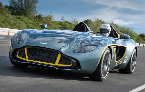 Machine, Aston Martin, the concept, front view, CC100, Speedster Concept