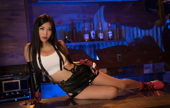 Picture Final Fantasy, Asian, model, women, cosplay, pornstar, Tifa Lockhart, video game girls