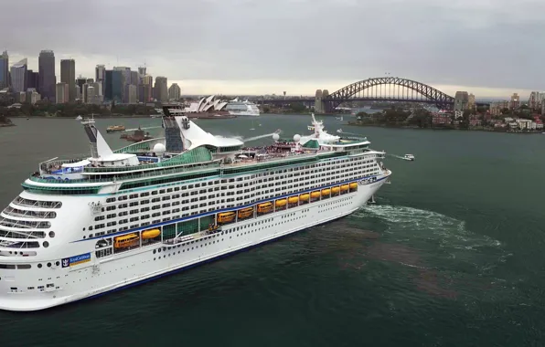 The city, Liner, Sydney, The ship, Passenger liner, Boats, Explorer of the Seas
