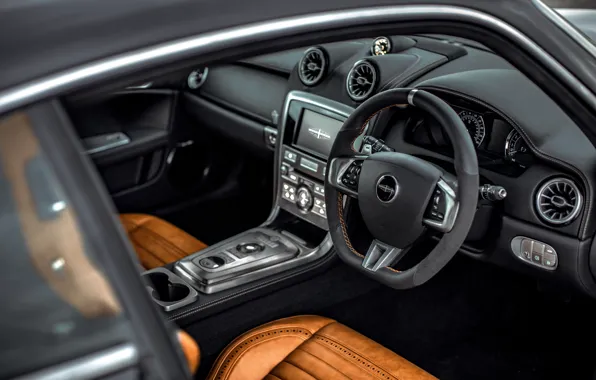 Coupe, interior, 2018, Jaguar XKR, V8, Speedback, two-door, David Brown Automotive