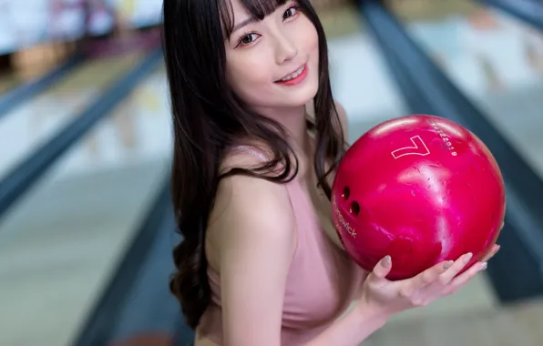 Look, pose, model, the ball, ball, portrait, makeup, Mike