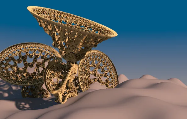 Sand, figure, 3D graphics