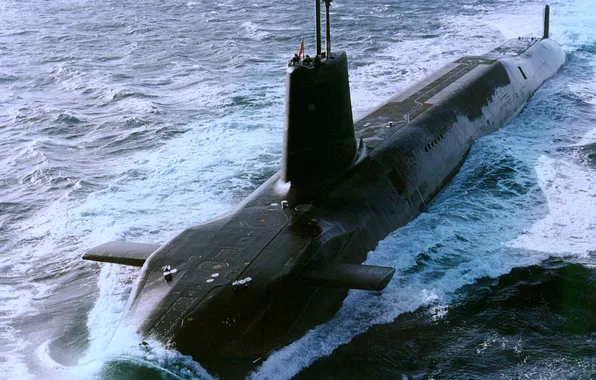 Boat, England, underwater, atomic, HMS Vanguard