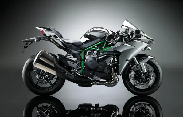 Wallpaper Kawasaki, Ninja, side view, Kawasaki Ninja H2 for mobile and ...