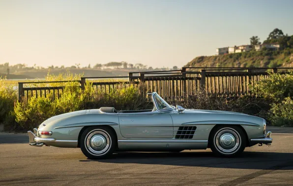 Roadster, 300SL, Classic car, Mersedes-Benz