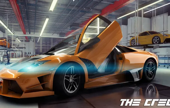 Picture Lamborghini, cars, video games, The Crew