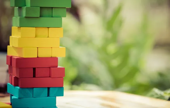 Game, bricks, Jenga