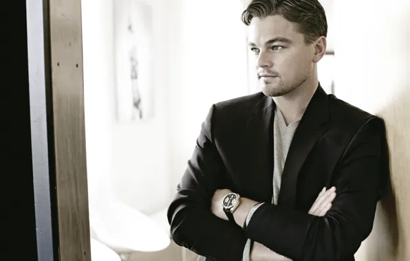 Picture watch, male, actor, jacket, actor, Leonardo DiCaprio, Leonardo DiCaprio