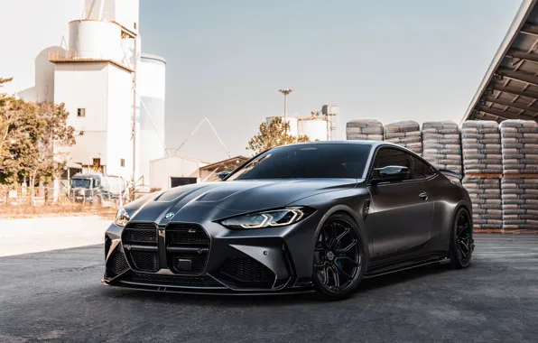 BMW, Front, Grey, BMW M4, M4 Coupe, G82, BMW M4 Coupe, Adro