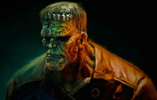 Picture monster, horror, Frankenstein, The Modern Prometheus