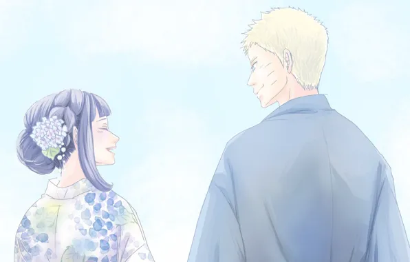 Love, pair, Naruto, Naruto, Uzumaki Naruto, Hinata Hugo, wife