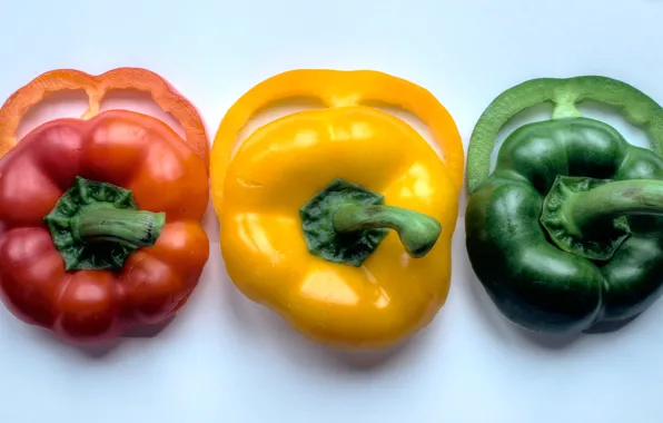 Picture red, yellow, traffic light, green, pepper