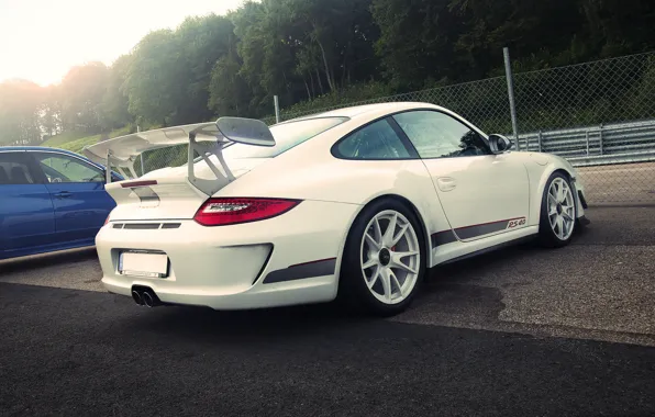 Picture Porsche, white, GT3 RS, 4.0
