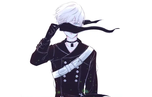 Boy, strap, eye patch, relieves, Nier Automata, YoRHa No 9 Type S