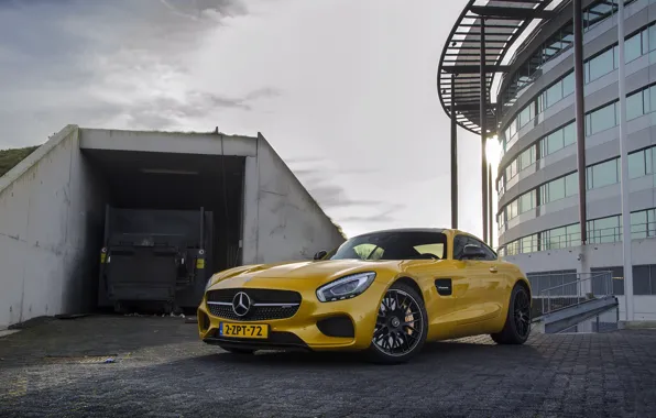 Picture Mercedes-Benz, AMG, yellow