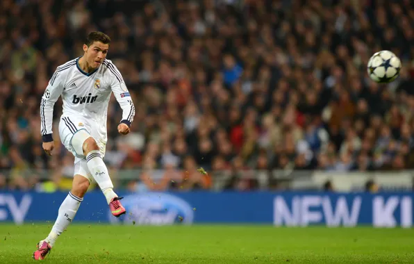 Star, real madrid, football, portugal, Real Madrid, ball, Ronaldo, Cristiano
