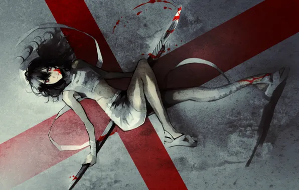 Blood, cross, blade, spot, Nurse, bandages, scalpel