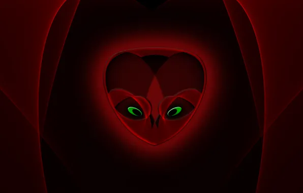 Eyes, look, face, alien, watcher